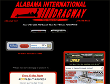 Tablet Screenshot of alabamainternationaldragway.com